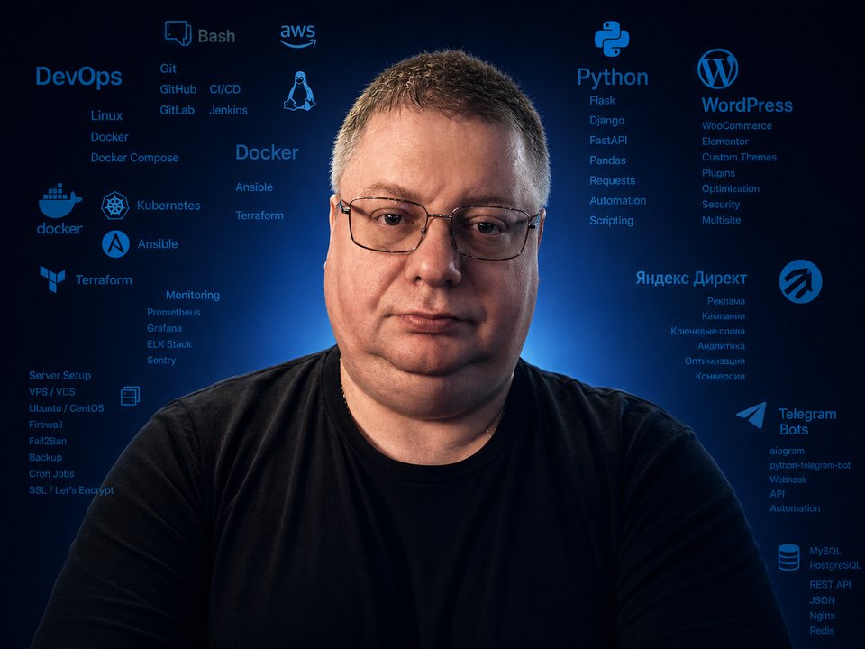 Алексей Кривошеин — разработчик сайтов, WordPress, VPS и AI-ready